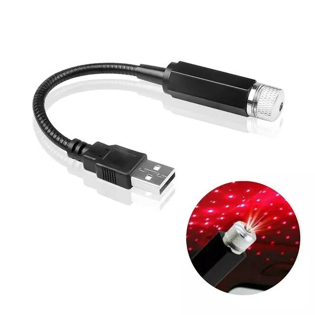 Romantic Star Ceiling Light Sky Projection Lamp – Red