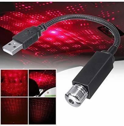 Romantic Star Ceiling Light Sky Projection Lamp – Red