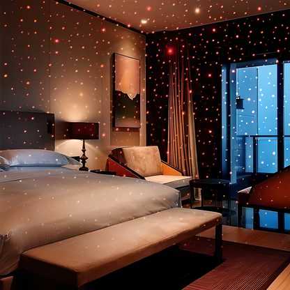 Romantic Star Ceiling Light Sky Projection Lamp – Red