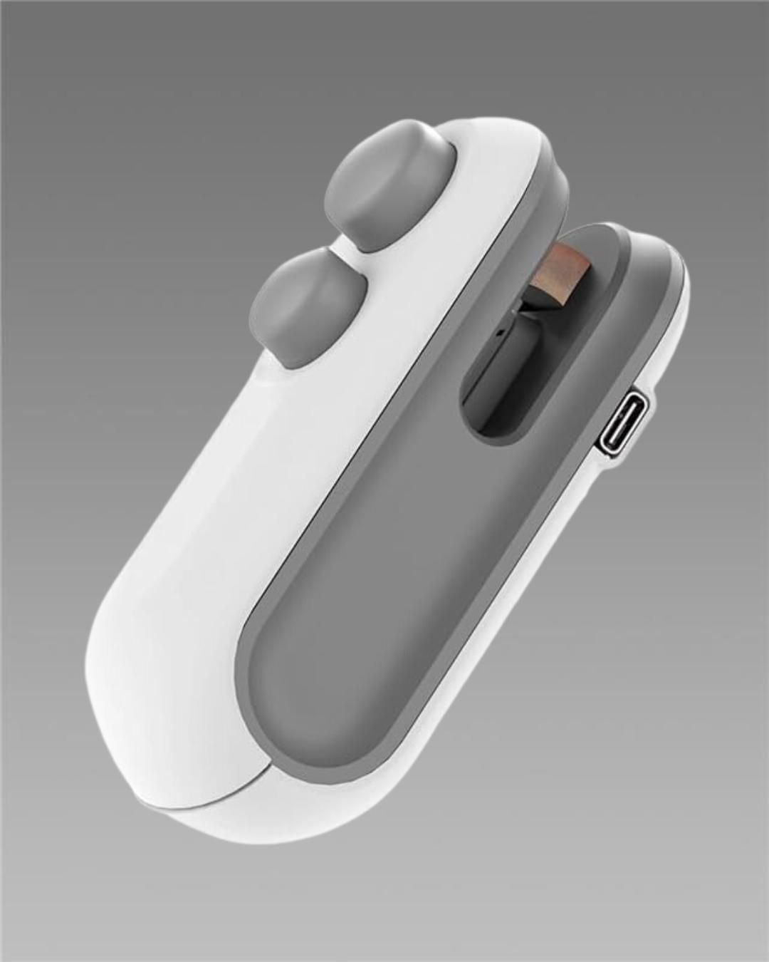 Portable Mini Sealing Machine 2 in 1 – USB Rechargeable Magnetic Bag Sealer with Cutter