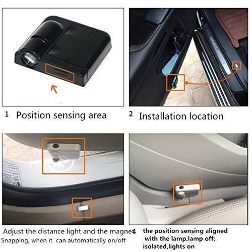 Wireless Car Welcome Logo Shadow Projector Ghost Lights – Pack of 2