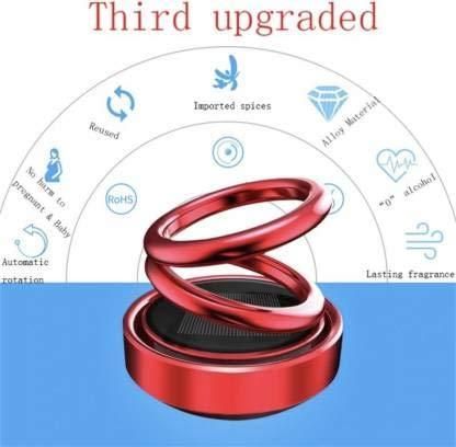 Car / Room Air Freshener – Solar-Powered Rotating Perfume Diffuser