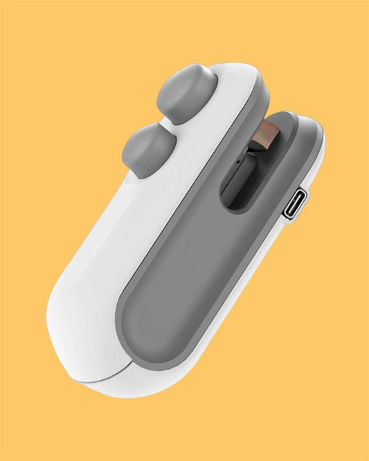 Portable Mini Sealing Machine 2 in 1 – USB Rechargeable Magnetic Bag Sealer with Cutter