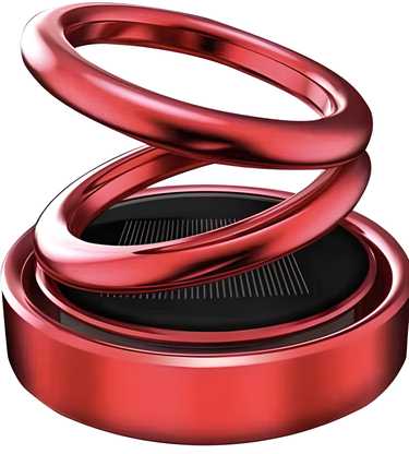 Car / Room Air Freshener – Solar-Powered Rotating Perfume Diffuser